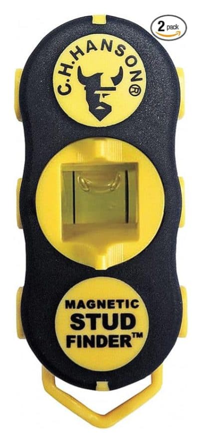 Magnetic stud finder for wall scanning and locating studs easily.