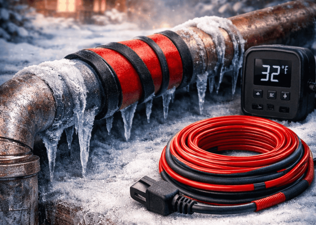 Frozen Pipes Every Winter? These Heat Cables Actually Stop It