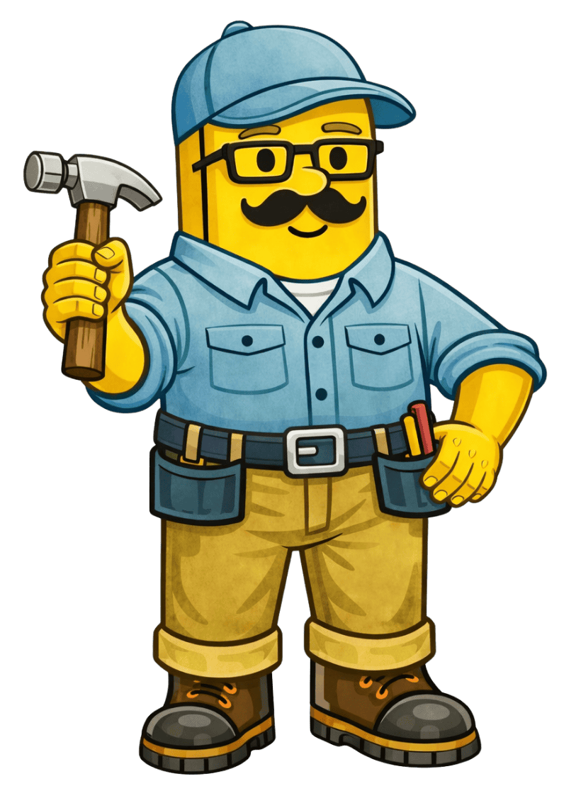 Stud Finder Studio mascot